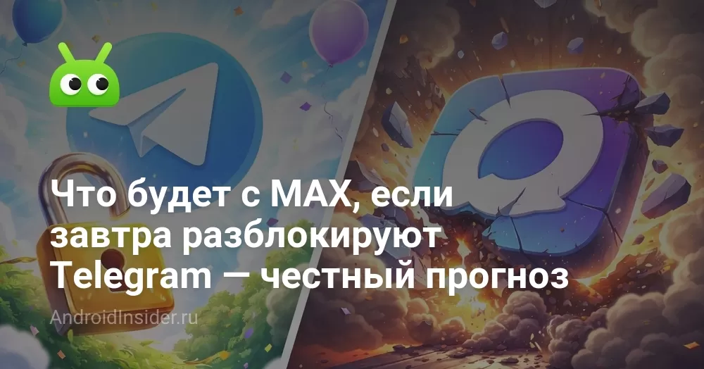 Что будет с MAX, если завтра разблокируют Telegram — честный прогноз