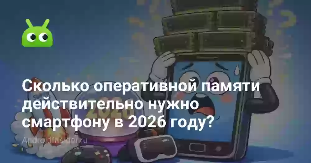 Сколько оперативной памяти действительно нужно смартфону в 2026 году?
